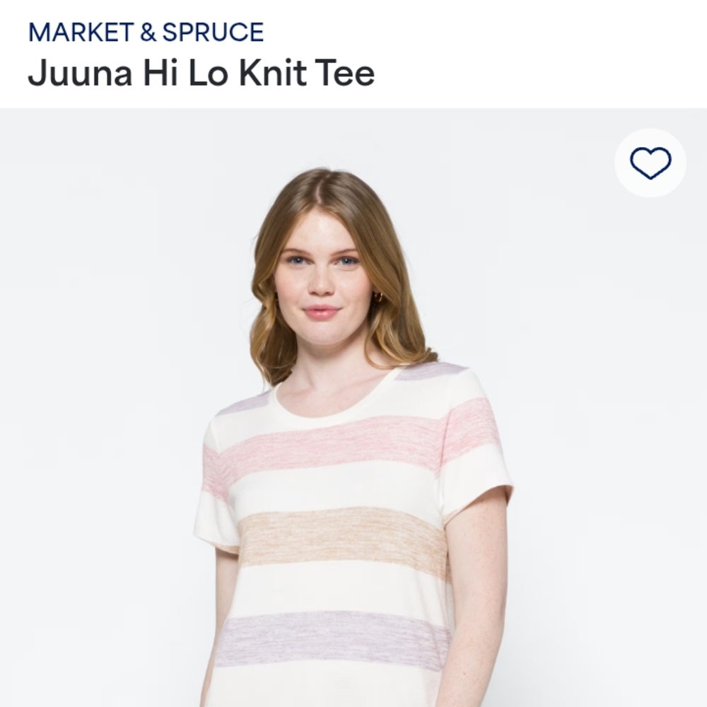 Market & Spruce Multicolor Knit Tee